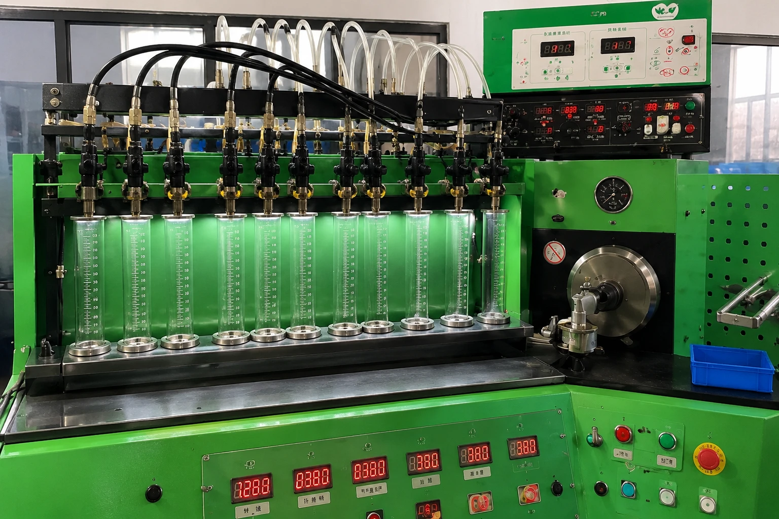 Rayfuel diesel injector testing equipment and quality control