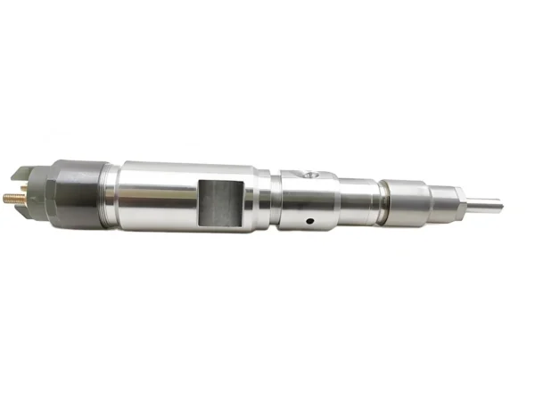Single Bosch diesel fuel injector view 3