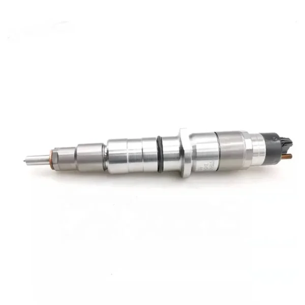 Single Bosch diesel fuel injector view 2