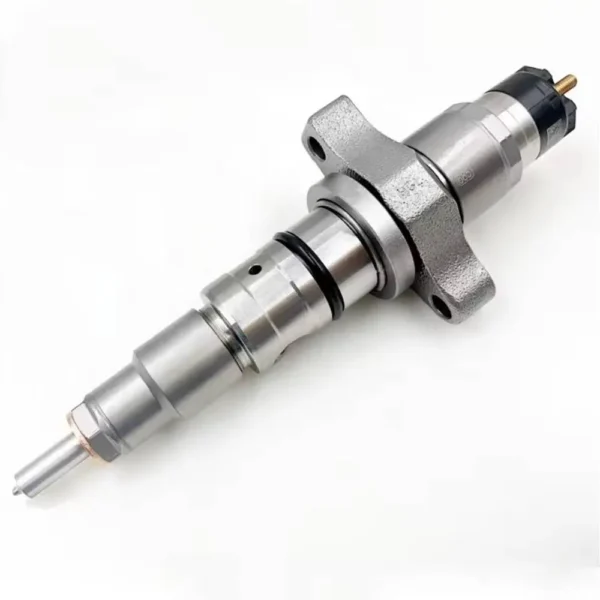 Single Bosch diesel fuel injector view 2