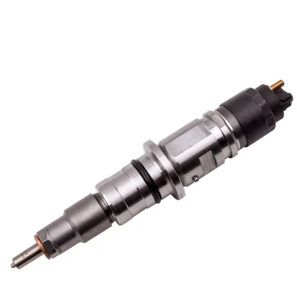 Single Bosch diesel fuel injector view 3