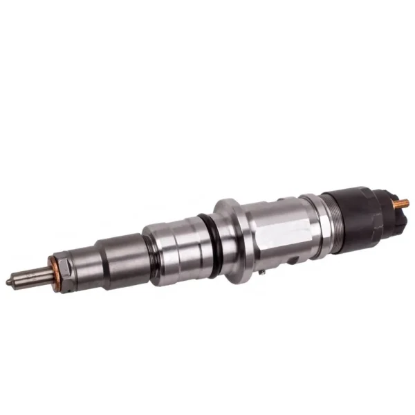 Single Bosch diesel fuel injector view 4