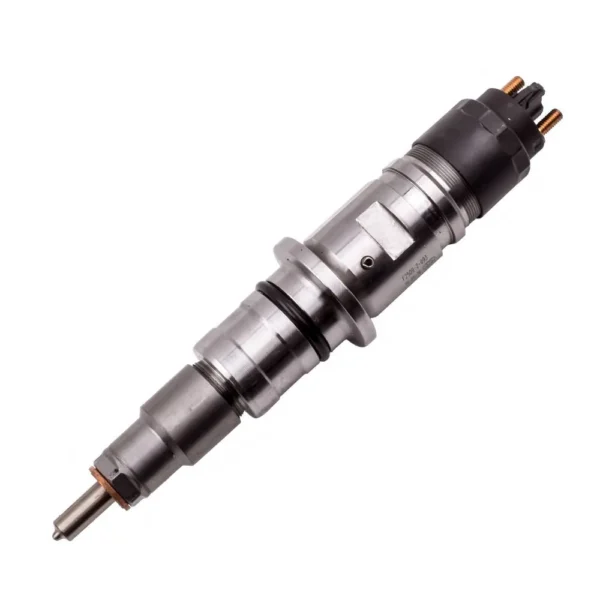 Single Bosch diesel fuel injector view 2