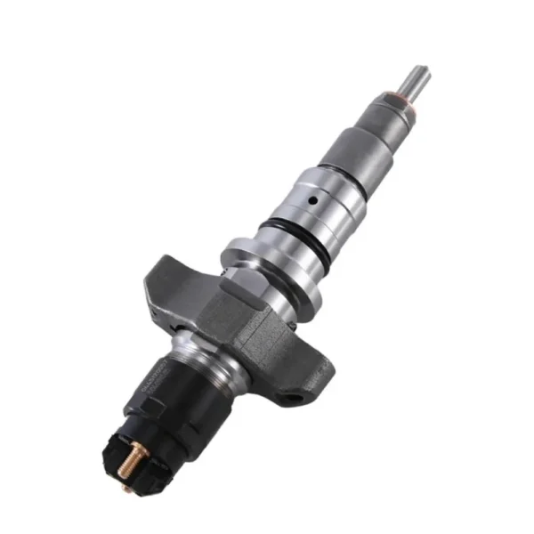 Single Bosch diesel fuel injector view 4