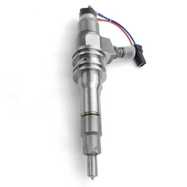 Single Bosch diesel fuel injector view 4