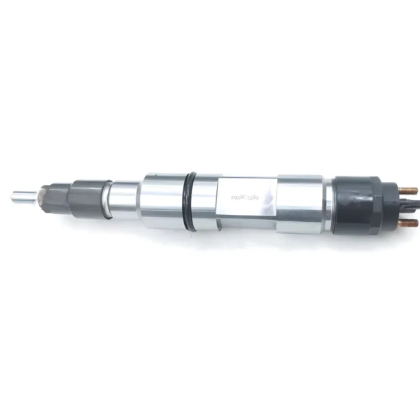 Single Bosch diesel fuel injector view 3