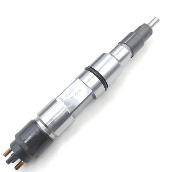 Single Bosch diesel fuel injector view 2