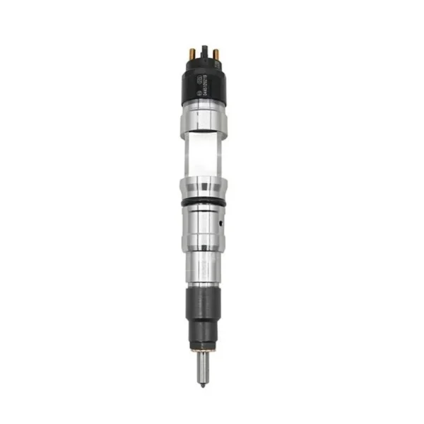 Single Bosch diesel fuel injector view 4