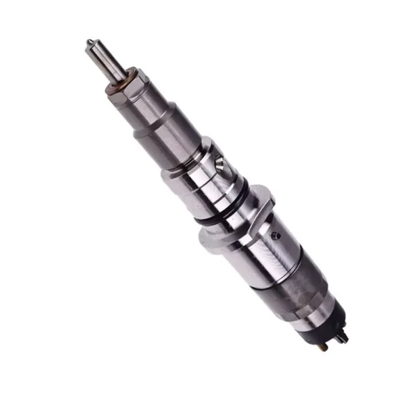 Single Bosch diesel fuel injector view 2