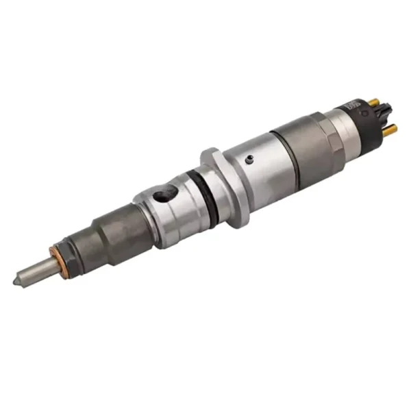 Single Bosch diesel fuel injector view 2