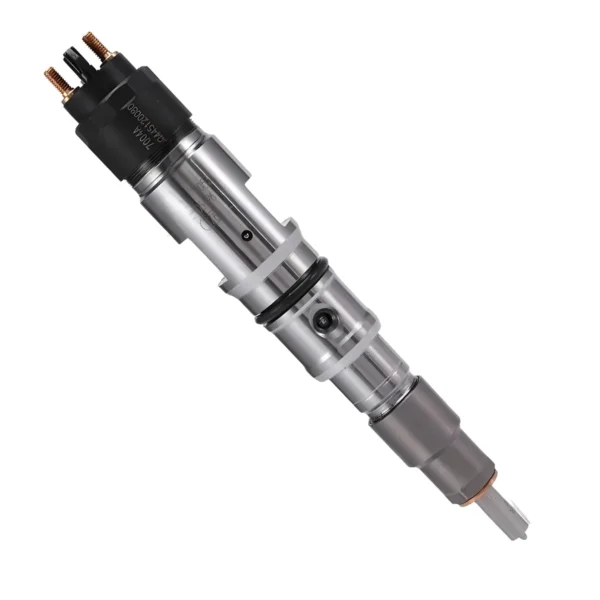 Single Bosch diesel fuel injector view 4