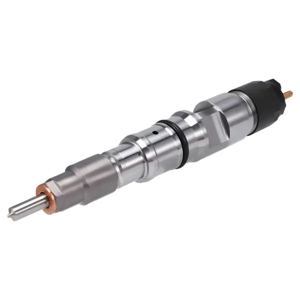 Single Bosch diesel fuel injector view 2