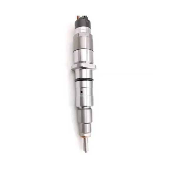 Single Bosch diesel fuel injector view 2