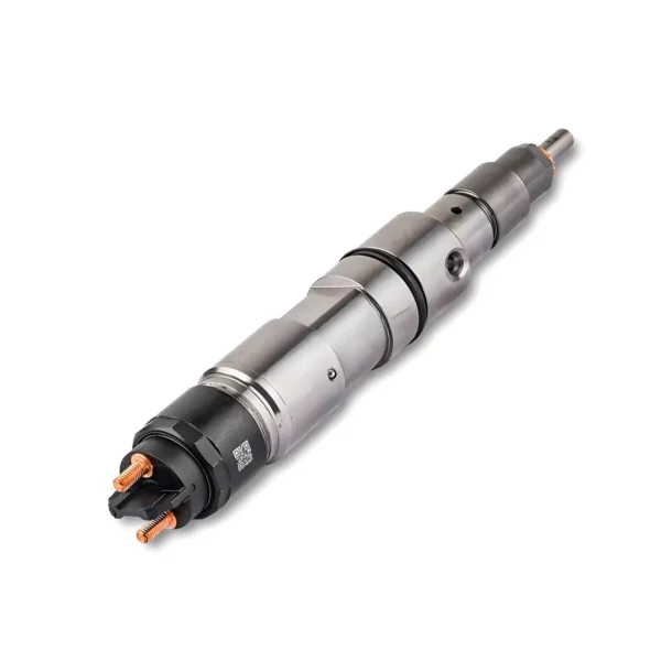 Single Bosch diesel fuel injector view 3