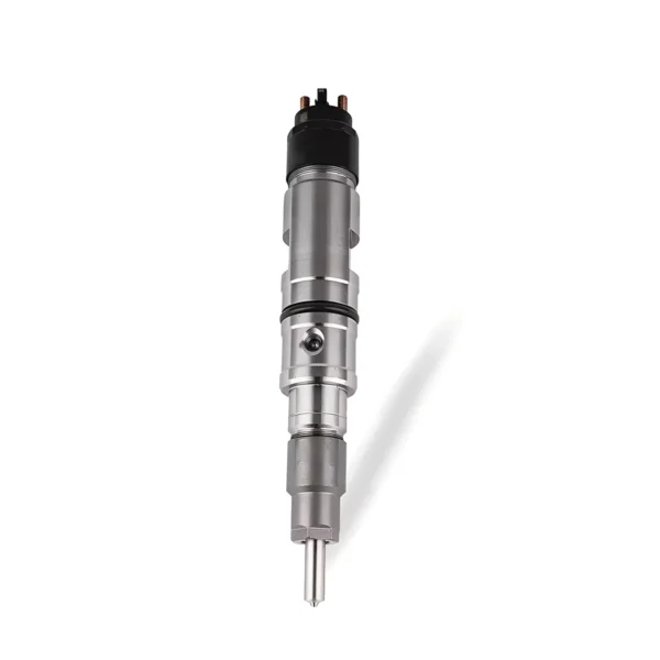 Single Bosch diesel fuel injector view 4