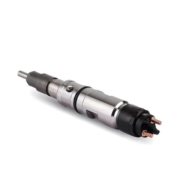 Single Bosch diesel fuel injector view 2