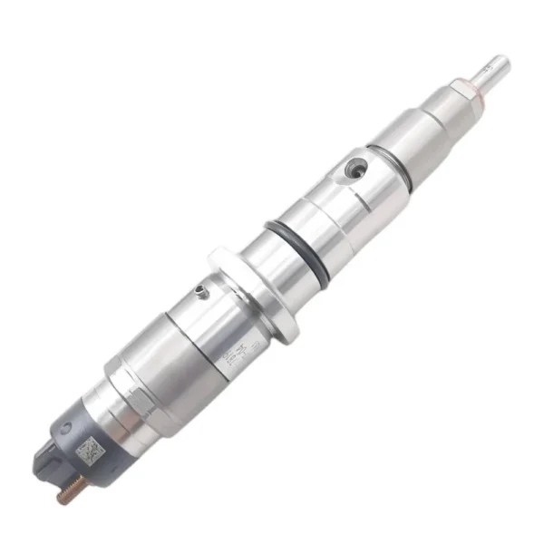 Single Bosch diesel fuel injector view 4