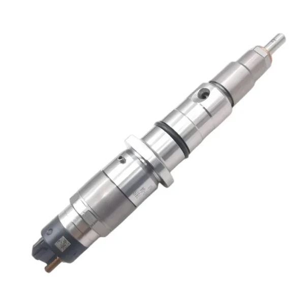 Single Bosch diesel fuel injector view 2