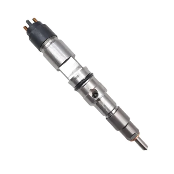 Single Bosch diesel fuel injector view 4