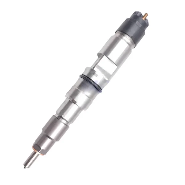 Single Bosch diesel fuel injector view 2
