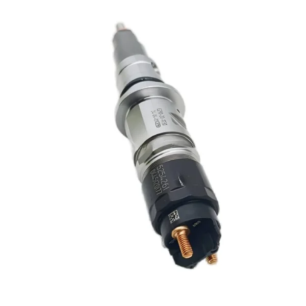 Single Bosch diesel fuel injector view 4