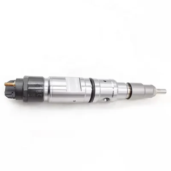 Single Bosch diesel fuel injector view 2