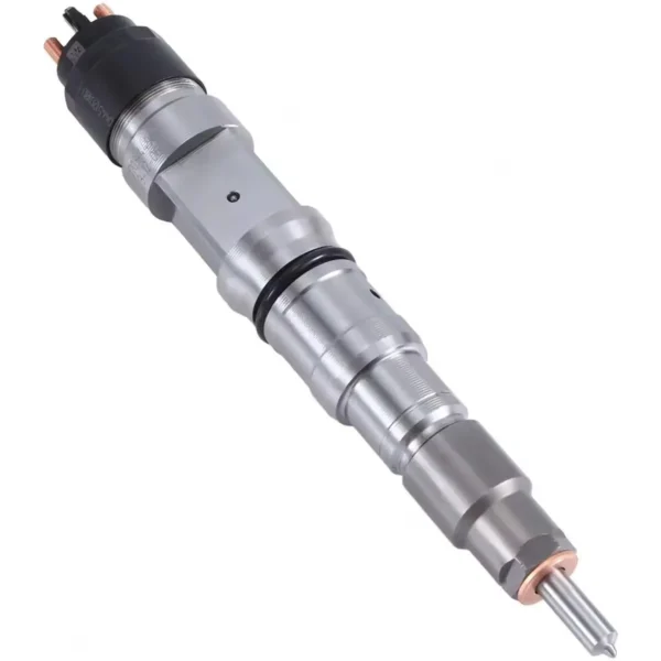 Single Bosch diesel fuel injector view 4