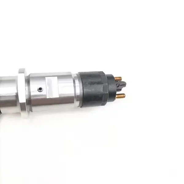 Single Bosch diesel fuel injector view 4
