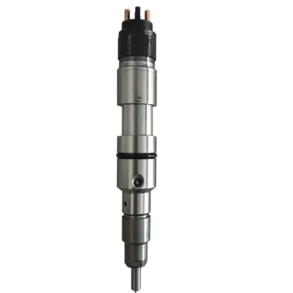 Single Bosch diesel fuel injector view 4