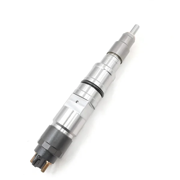 Single Bosch diesel fuel injector view 2