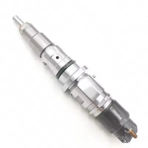 Single Bosch diesel fuel injector view 2