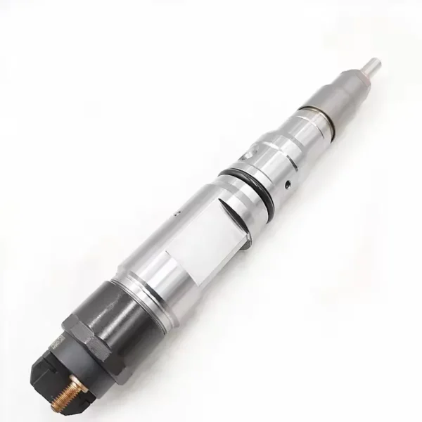Single Bosch diesel fuel injector view 3