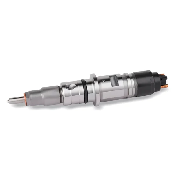 Single Bosch diesel fuel injector view 3