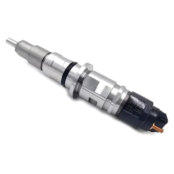 Single Bosch diesel fuel injector view 4