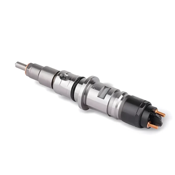 Single Bosch diesel fuel injector view 2