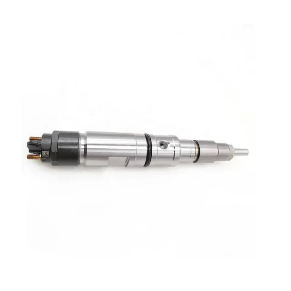 Single Bosch diesel fuel injector view 2