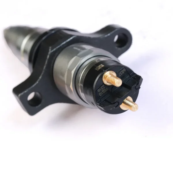 Single Bosch diesel fuel injector view 4