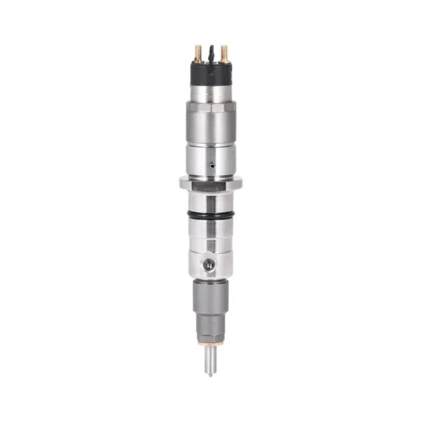 Single Bosch diesel fuel injector view 2