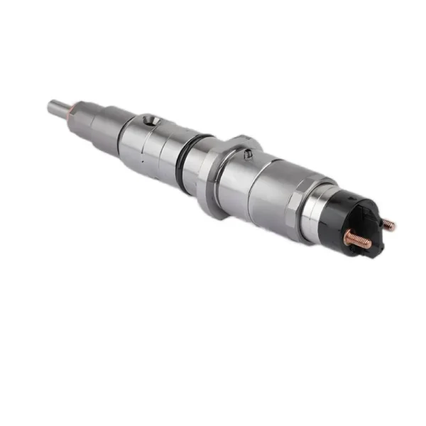 Single Bosch diesel fuel injector view 3