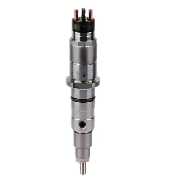 Single Bosch diesel fuel injector view 4