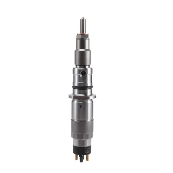 Single Bosch diesel fuel injector view 4