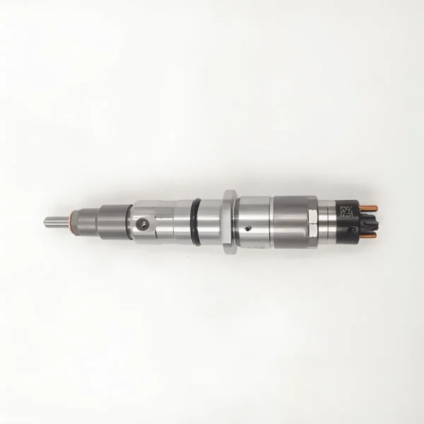 Single Bosch diesel fuel injector view 4