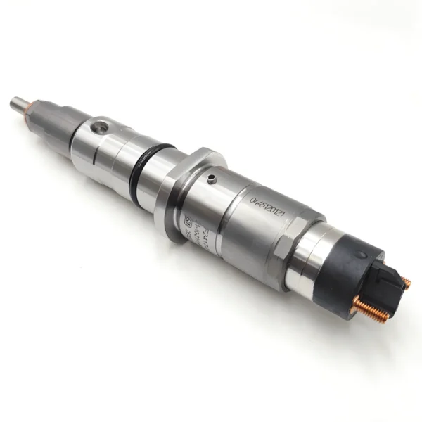 Single Bosch diesel fuel injector view 2