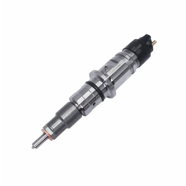 Single Bosch diesel fuel injector view 3