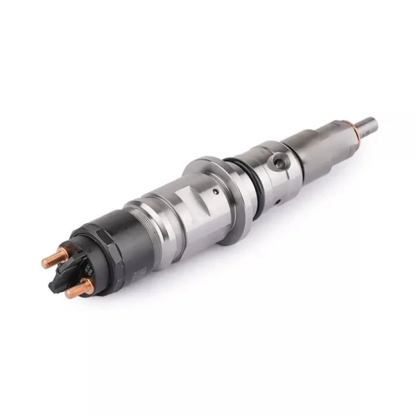 Single Bosch diesel fuel injector view 4