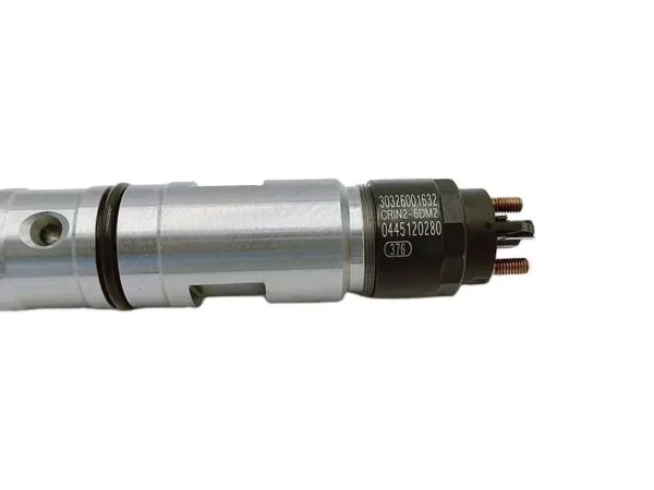 Single Bosch diesel fuel injector view 3