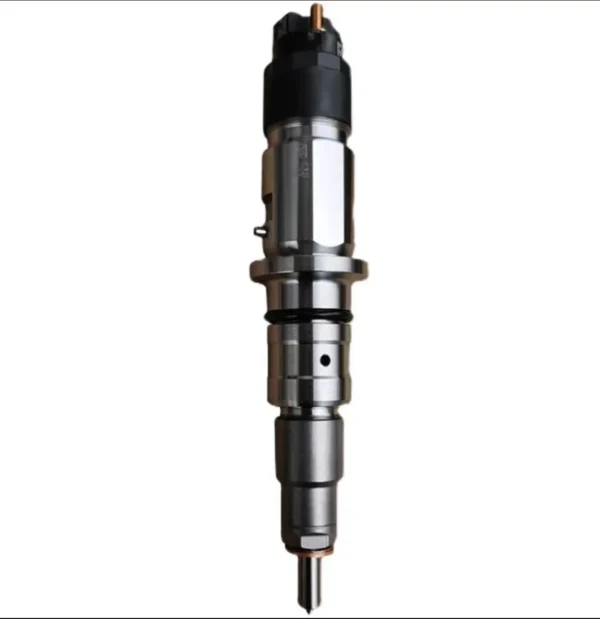Single Bosch diesel fuel injector view 3