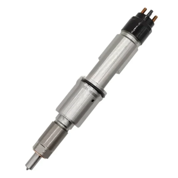 Single Bosch diesel fuel injector view 3