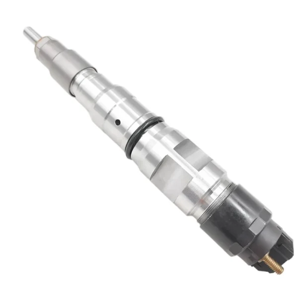 Single Bosch diesel fuel injector view 4