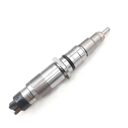 Single Bosch diesel fuel injector view 3